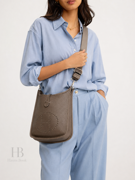 HERMES Evelyne III bag 29 Spruce