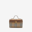 BURBERRY Check Vanity Bag