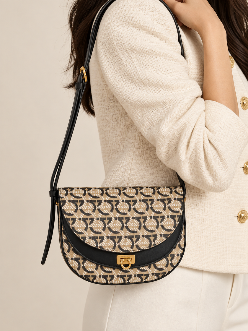 [Arriving in India] Brand New FERRAGAMO Gancini Crossbody Bag