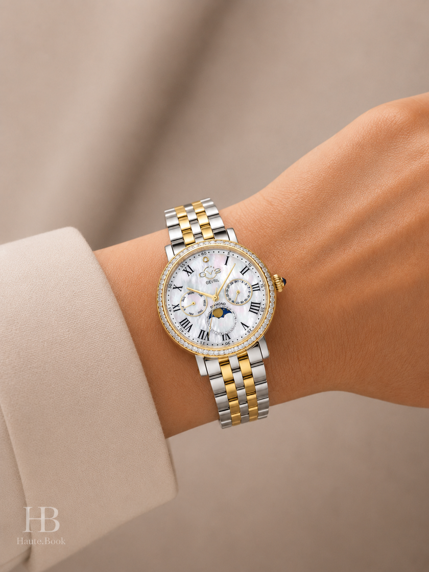 GV2 BY GEVRIL Florence Mother of Pearl Dial Ladies Watch