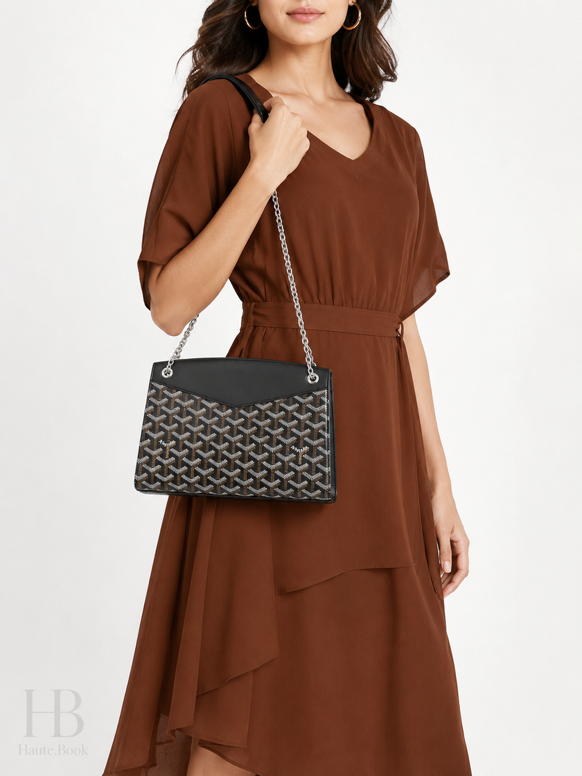 GOYARD Louette Structured PM Shoulder Bag