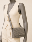 GUCCI Coated Canvas Ophidia Messenger Shoulder Bag