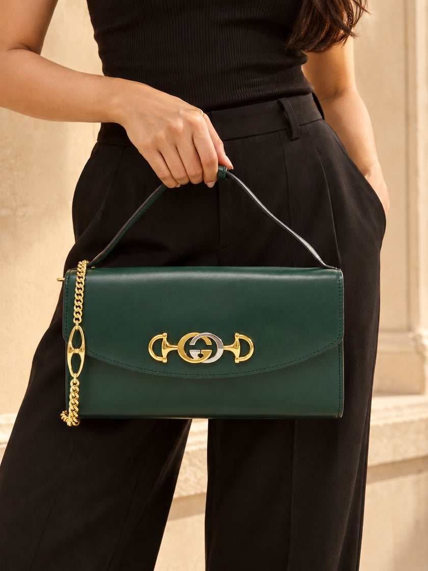 GUCCI Zumi Bag Dark Green
