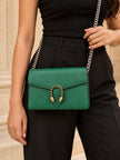 GUCCI Dionysus Chain Wallet Green
