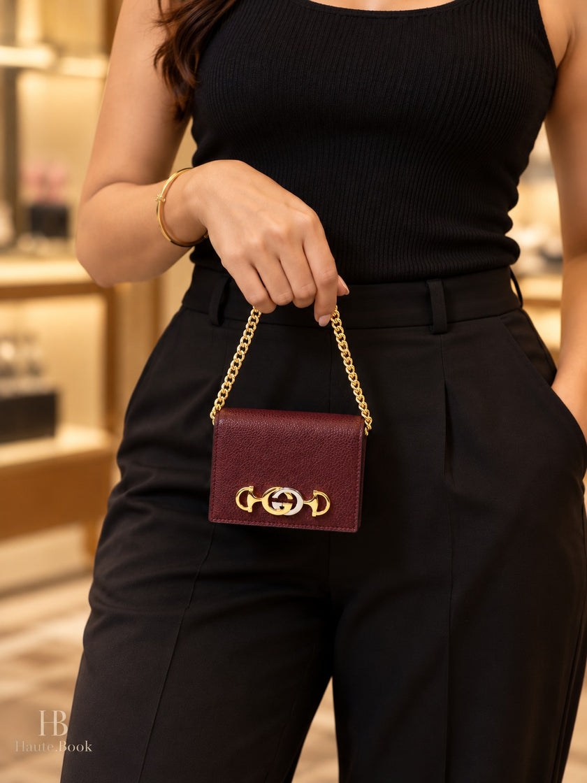 GUCCI Zumi Wallet made of cowhide leather