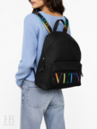 VALENTINO Garavani VLTN Logo Backpack Black/Multicolor Nylon