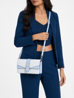 MICHAEL KORS Greenwich Medium Signature Logo Shoulder Bag