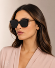 JIMMY CHOO Grey Cat Eye Ladies Sunglasses