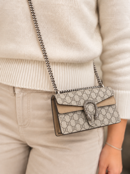 GUCCI Chain Shoulder Bag Dionysus Small