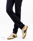 GUCCI Web Leather Women Sneakers