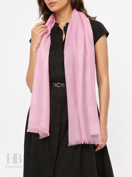 Gucci Logo Jacquard Wool & Silk-Blend Scarf