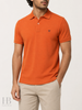 HACKETT LONDON Slim Fit Orange Short Sleeve Polo Shirt