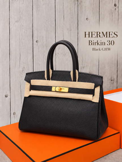 [Unused] HERMES Birkin 30 Black GHW