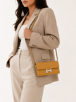 HERMES Constance To Go Shoulder Bag Caramel