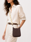 HERMES Evelyne Sangle Ebene Taurillon Clemence Size TPM
