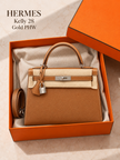 [Unused] HERMES Kelly 28 Gold PHW