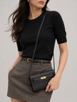 [Brand New] HERMES Kelly Wallet Long to go Black Epsom