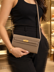 [Brand New] HERMES Kelly Wallet Long To go Etoupe