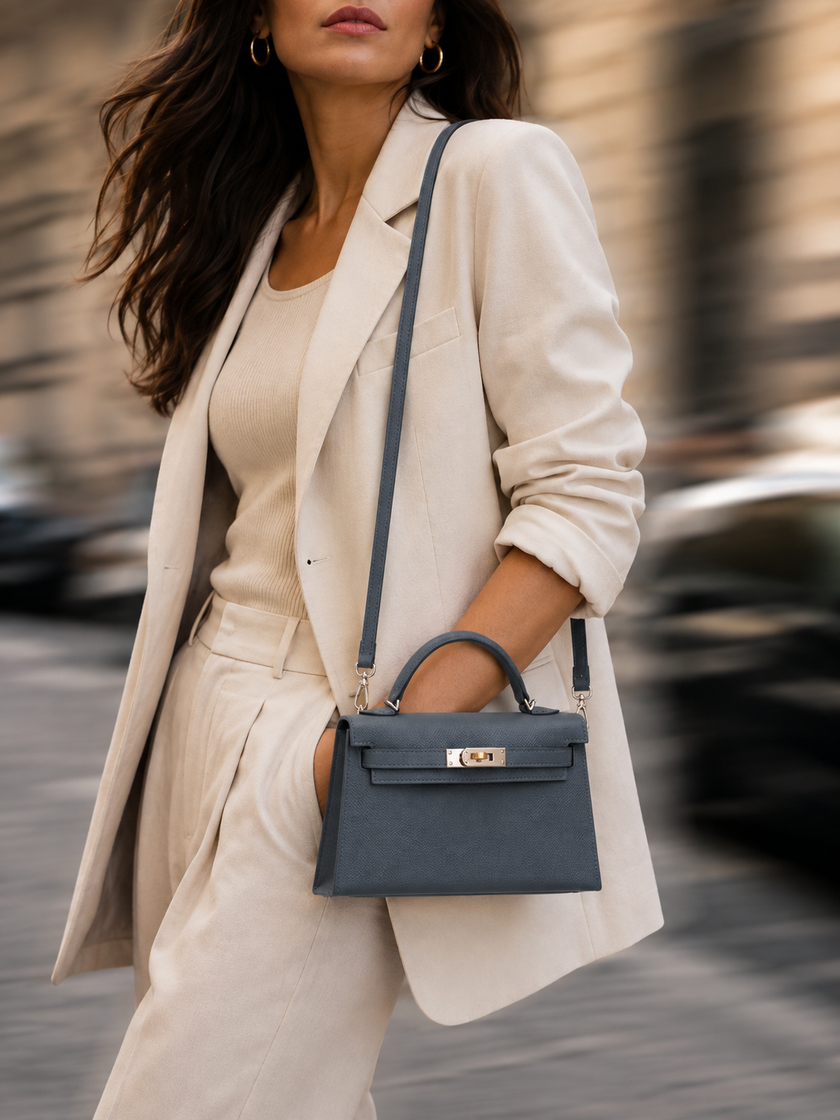 [Price on Request] HERMES Mini Kelly Ardoise 85 Epsom CT Hardware