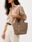 HERMES Picotin Lock Etoupe Taurillon Clemence Size MM