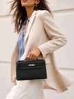 [Brand New / Price on Request] HERMES Pochette Kelly Black Swift Leather