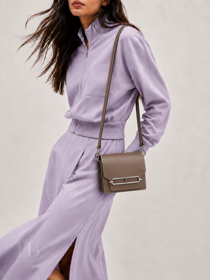 [Brand New] HERMES Roulis Mini Bag Étoupe