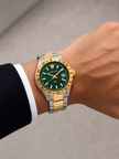 VERSACE Hellenyium GMT Quartz Green Dial Men's Watch