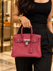 HERMES Birkin 25cm Rouge Grenat