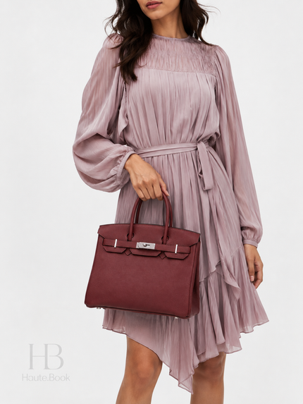 HERMES  Birkin 30 Bordeaux 57 Togo