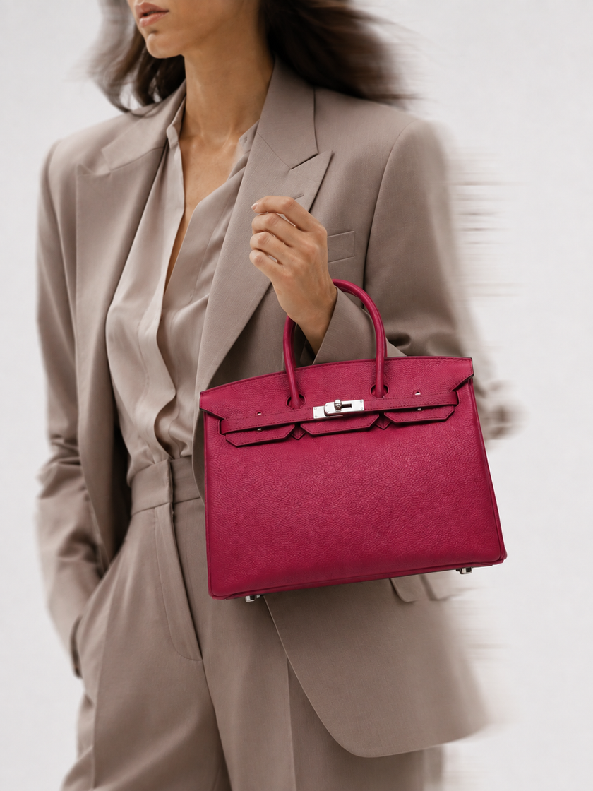 [Mint Condition/Like New] HERMES Birkin 35 Rouge Togo Palladium Hardware