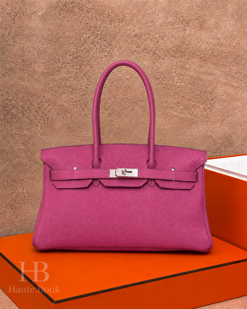 [Mint Condition/Like New] HERMES Birkin JPG Shoulder Bag Tosca K5 Palladium Hardware