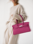 [Mint Condition/Like New] HERMES Birkin JPG Shoulder Bag Tosca K5 Palladium Hardware
