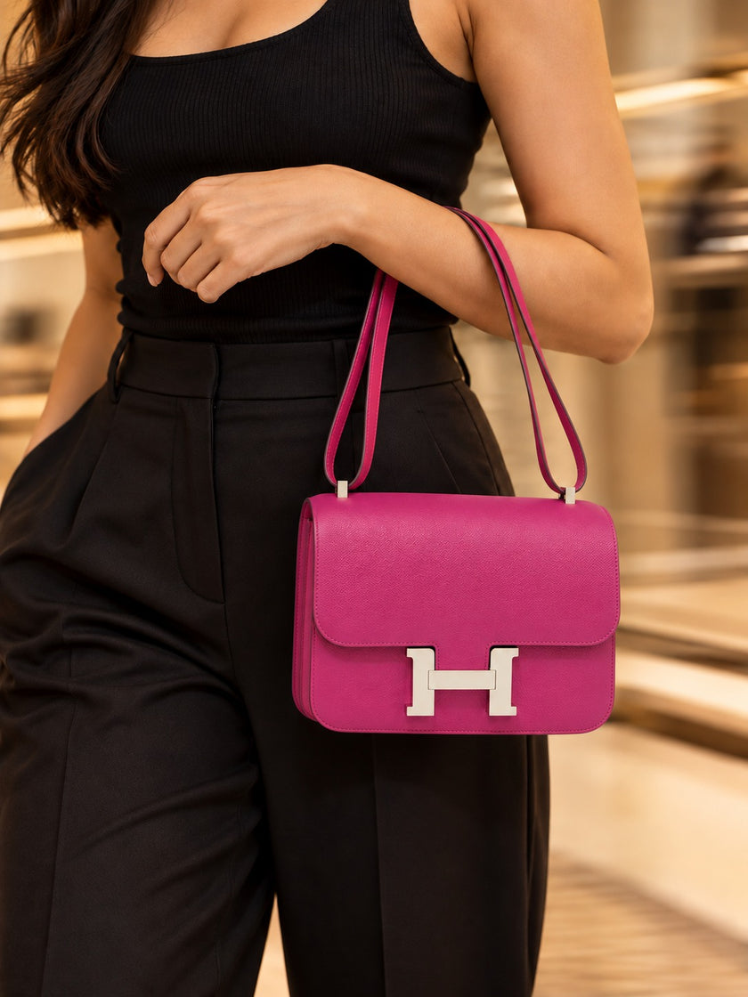 HERMÈS Constance, Evercolor, Shoulder Bag