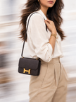 [Brand New] HERMES Constance Mini 18cm Ebene