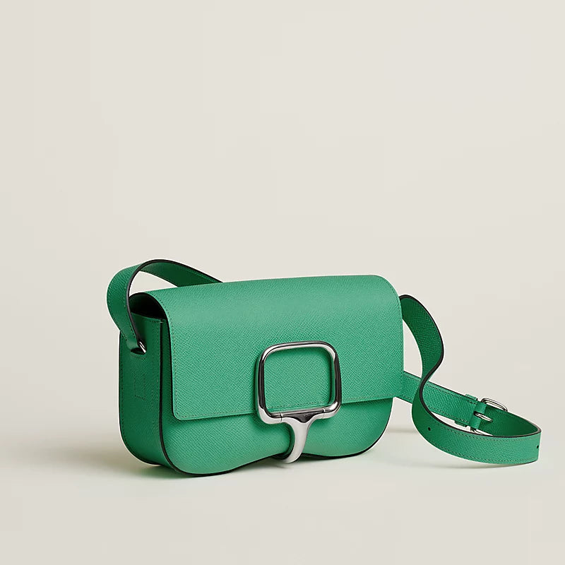 [Brand New] HERMES Della Cavalleria Elan Bag Vert Vertigo