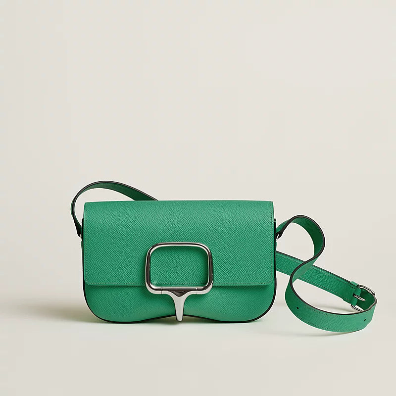 [Brand New] HERMES Della Cavalleria Elan Bag Vert Vertigo