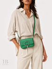 [Brand New] HERMES Della Cavalleria Elan Bag Vert Vertigo