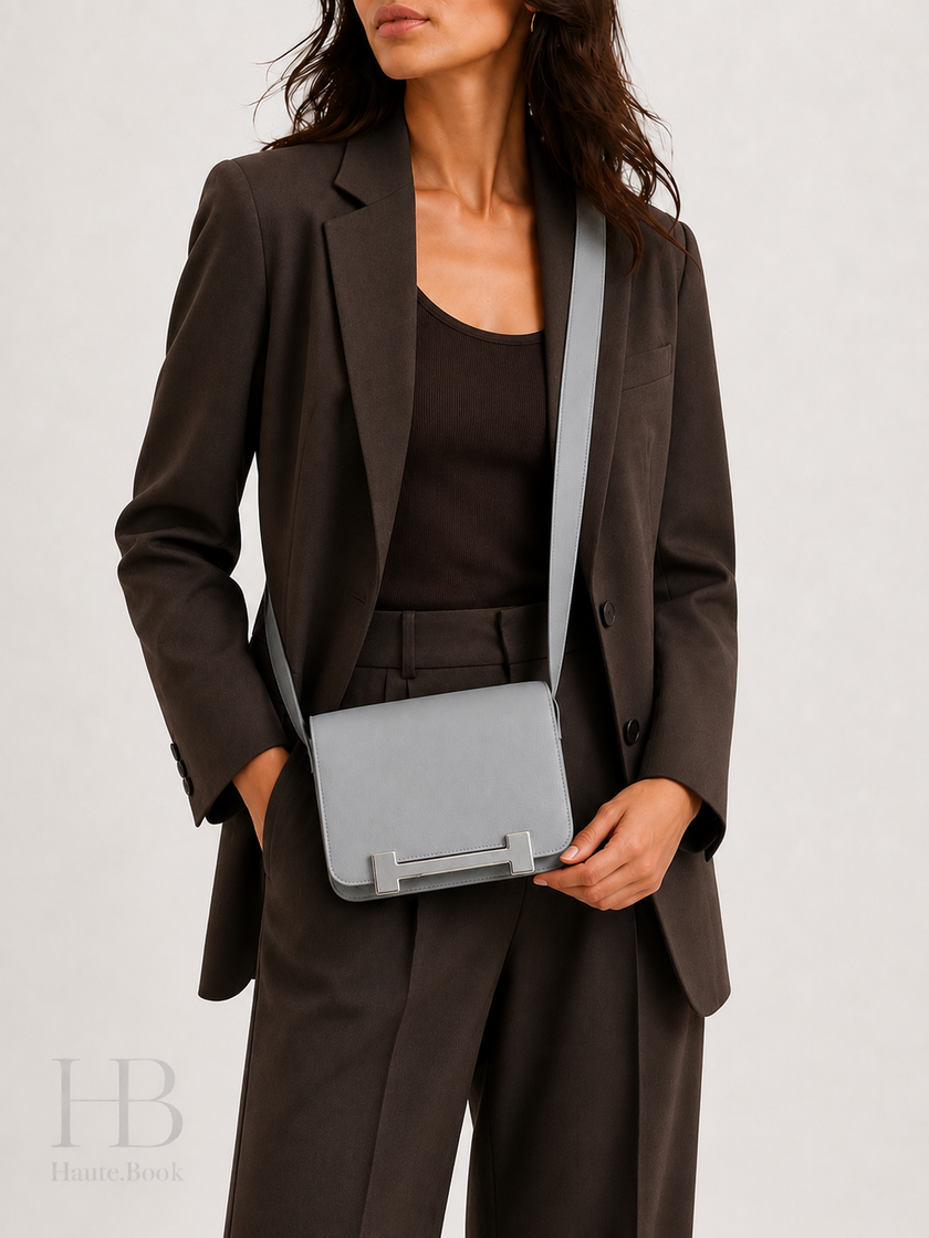 [Brand New] HERMES Geta Bag - Gris Pantin