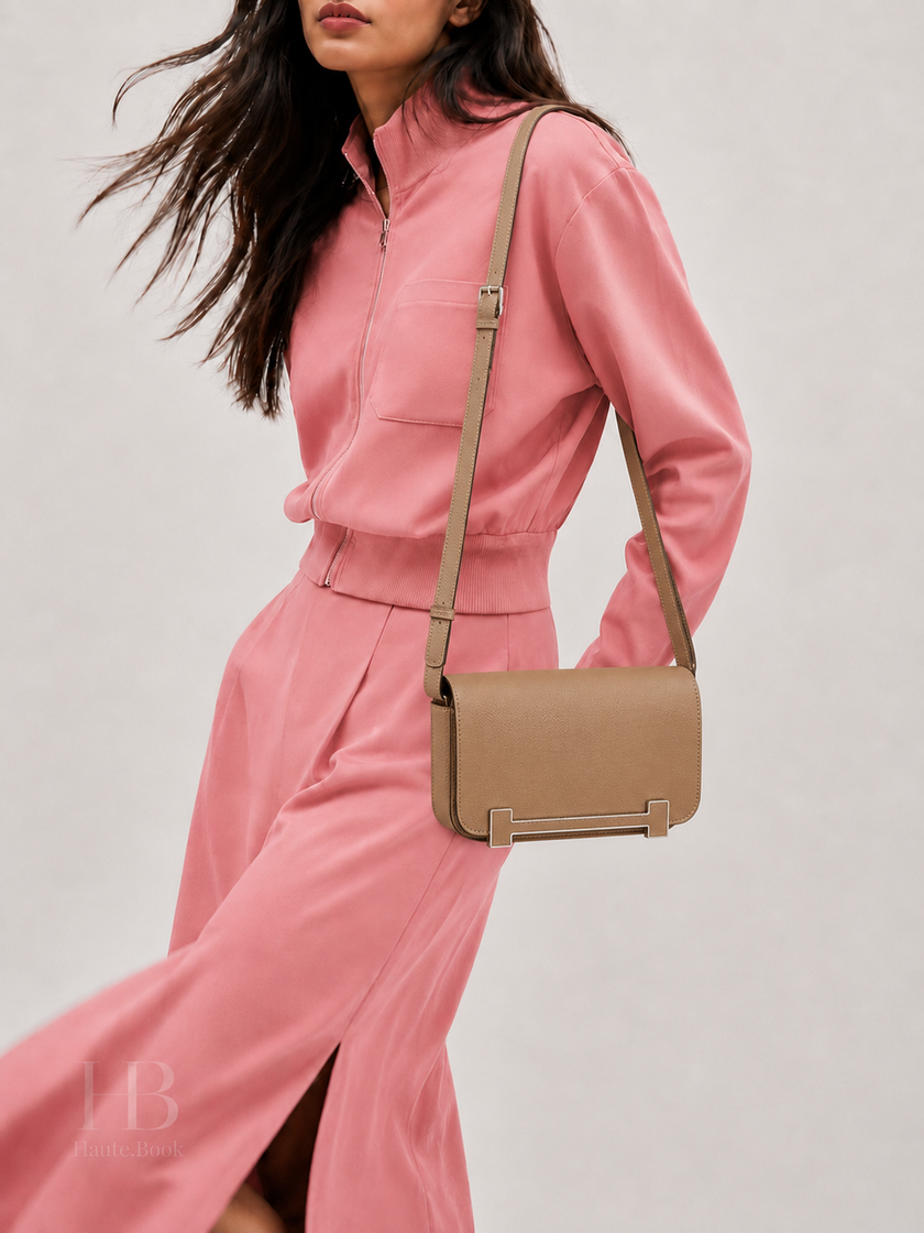 [Brand New] HERMES Geta Slim Bag - Poussière