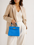 [Like New] HERMES Kelly 25 Bleu Zanzibar