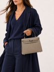 [Brand New] HERMES Kelly 25 Gris Asphalte M8 Epsom