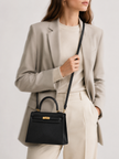 [Brand New] HERMES Kelly 25 Noir 89 Epsom