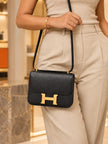 [Brand New] HERMÈS Mini Constance Noir 89 Black Epsom Gold Hardware