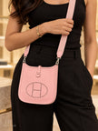 [Excellent/Minimum signs of wear] HERMÈS Hermès Mini Evelyne 16 Rose Sakura 3Q Clemence Palladium Hardware