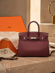 HERMES  Birkin 30 Bordeaux 57 Togo