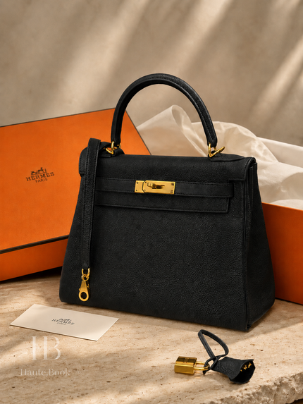[Brand New] HERMES Kelly 28 Black Togo Leather GHW