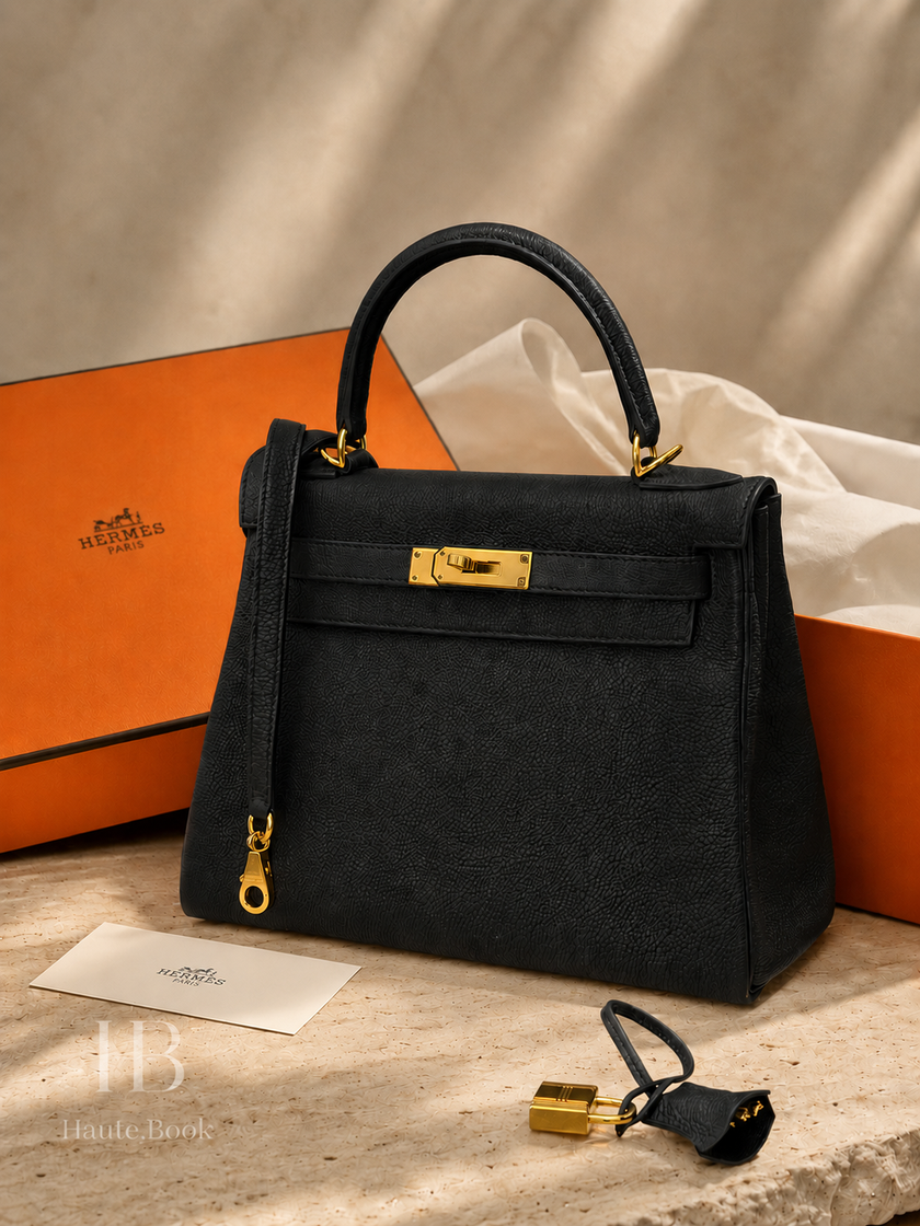 [Brand New] HERMES Kelly 28 Black Togo Leather GHW