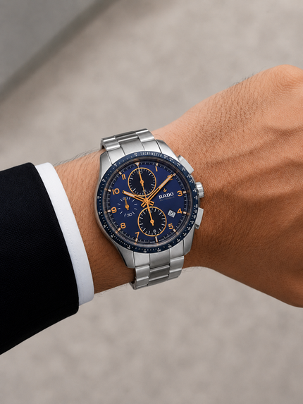 RADO Hyperchrome Chronograph Automatic Blue Dial Men's Watch