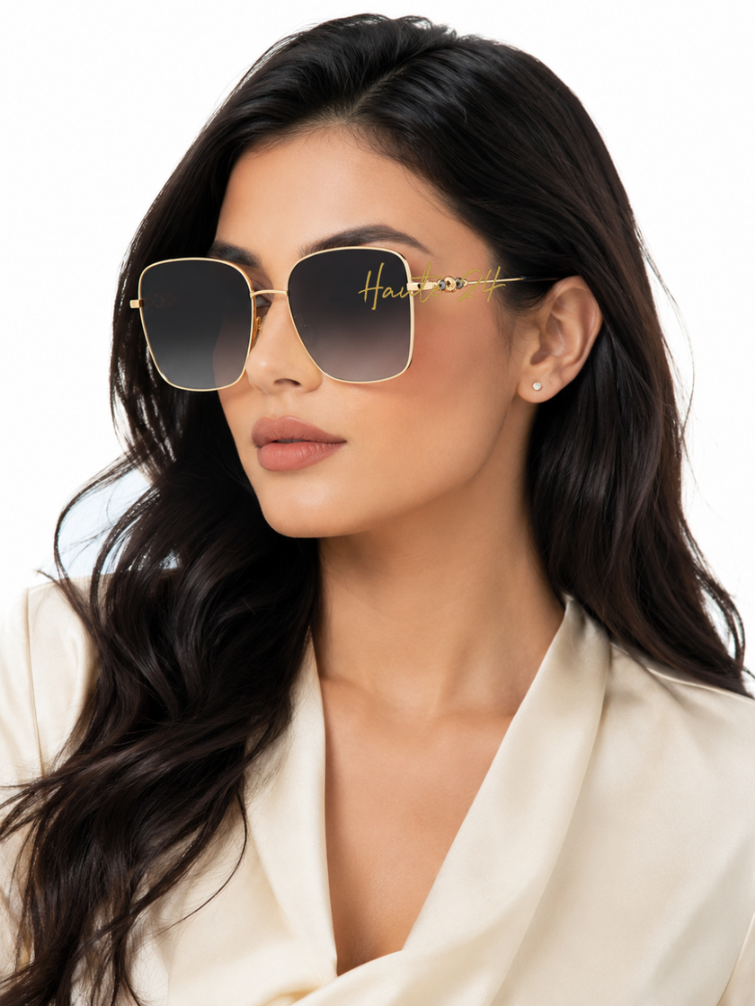 JIMMY CHOO Grey Gradient Square Ladies Sunglasses HESTER/S 02M2/9O 54