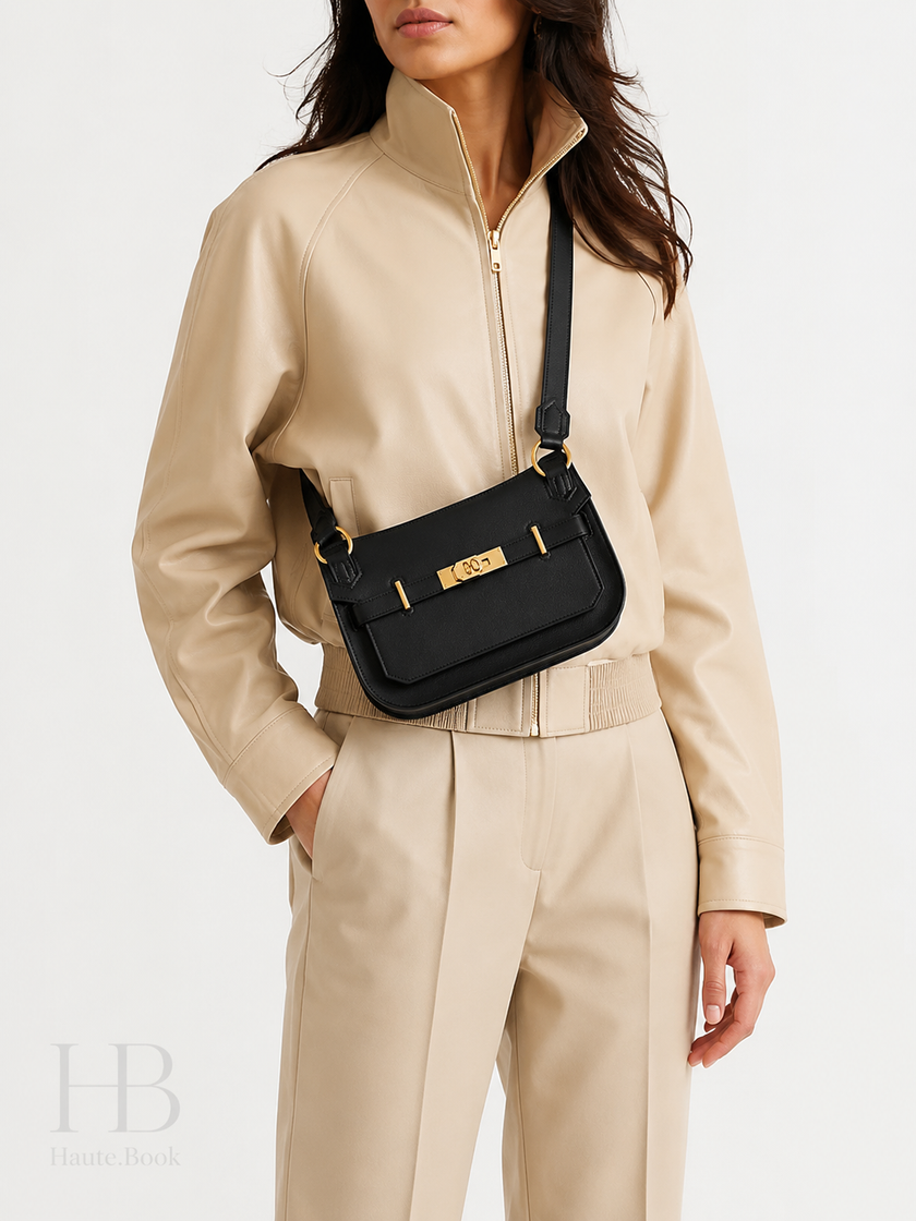 [Brand New] HERMES Jypsiere Mini Bag - Noir